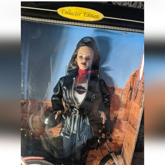 Barbie Vintage Harley Davidson Collector Limited Edition Doll 1998 New in Box. - Picture 2 of 7